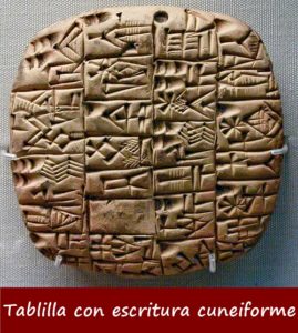 Civilización Mesopotámica escritura - Imagen
