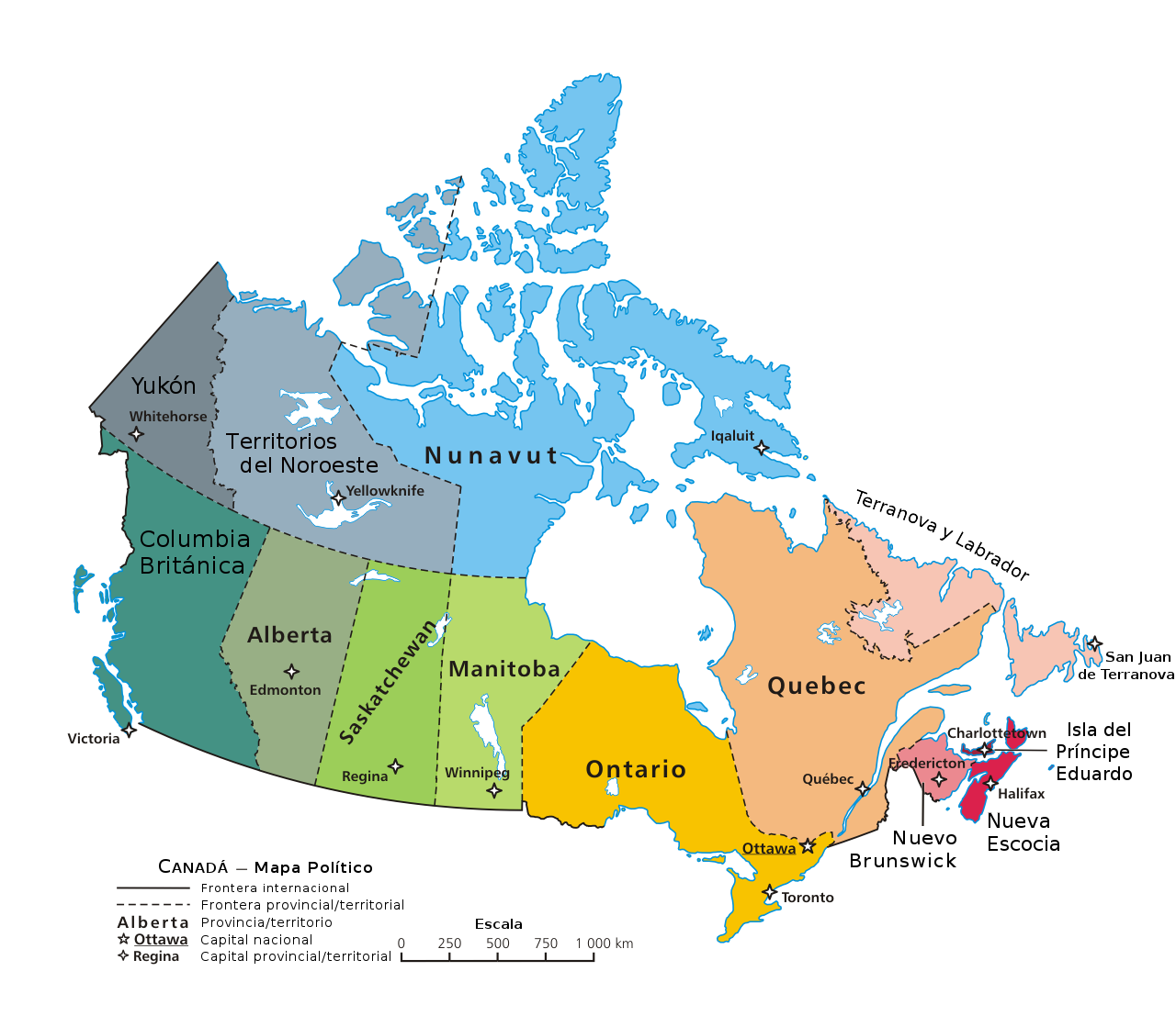 País Canadá: Geografía e Historia (Resumen) - Libro Visual