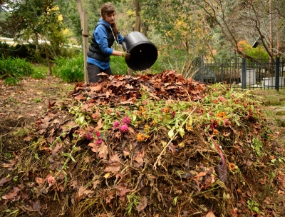 Pila de compost - Imagen
